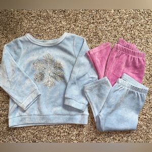 Velvet Set - 18 month bottoms/24 month top